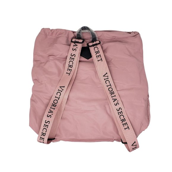 Victoria’s Secret The Live On Point Cinch-Top Backpack - Blush Nylon NWT